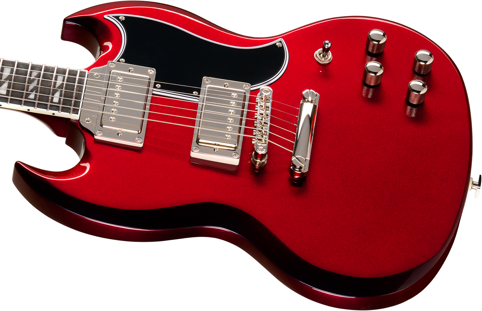 Epiphone Sg Custom Futura Ibg 2h Ht Rw - Midnight Ember Shift - Guitare Électrique Double Cut - Variation 2