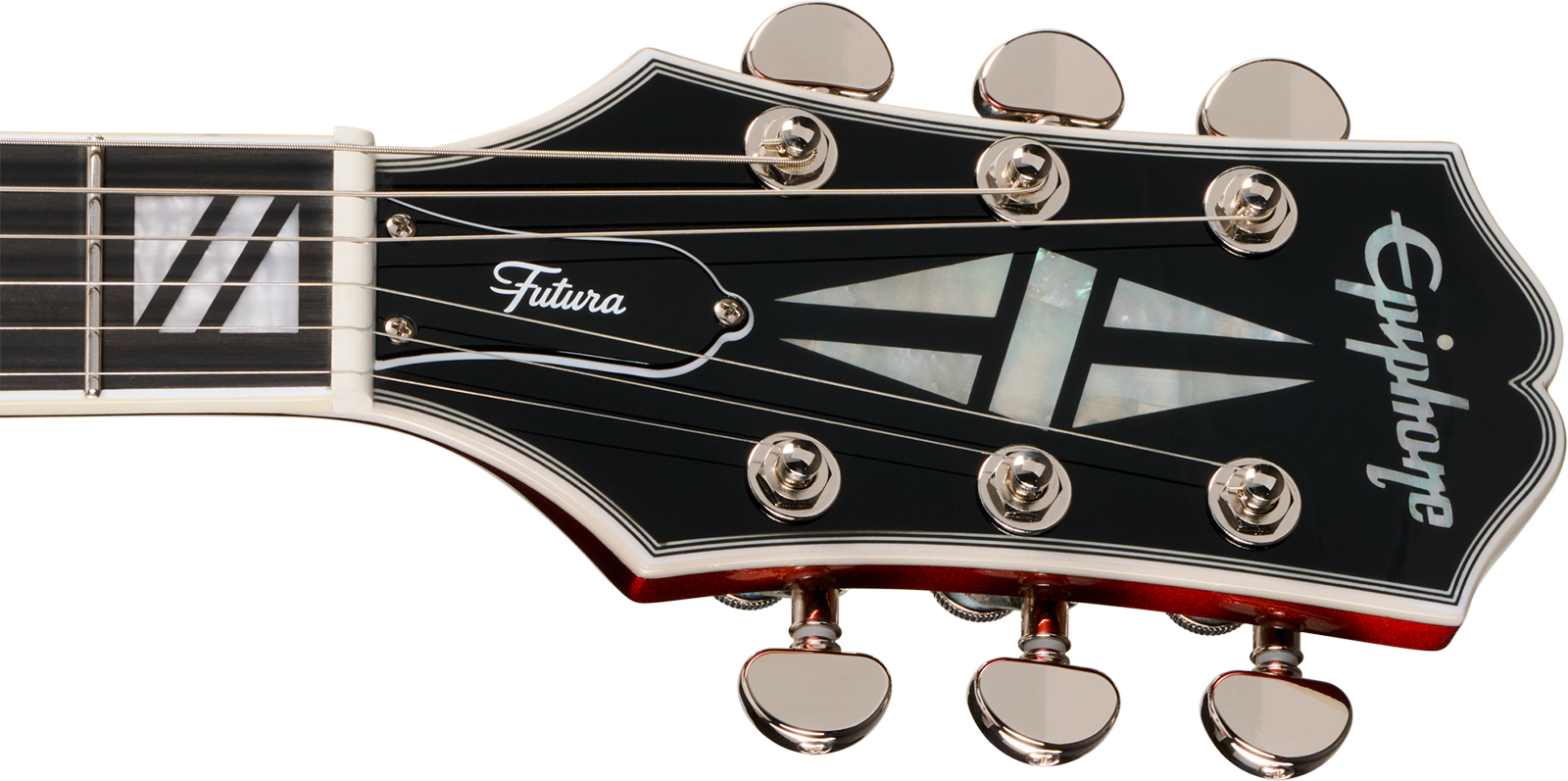 Epiphone Sg Custom Futura Ibg 2h Ht Rw - Midnight Ember Shift - Guitare Électrique Double Cut - Variation 5