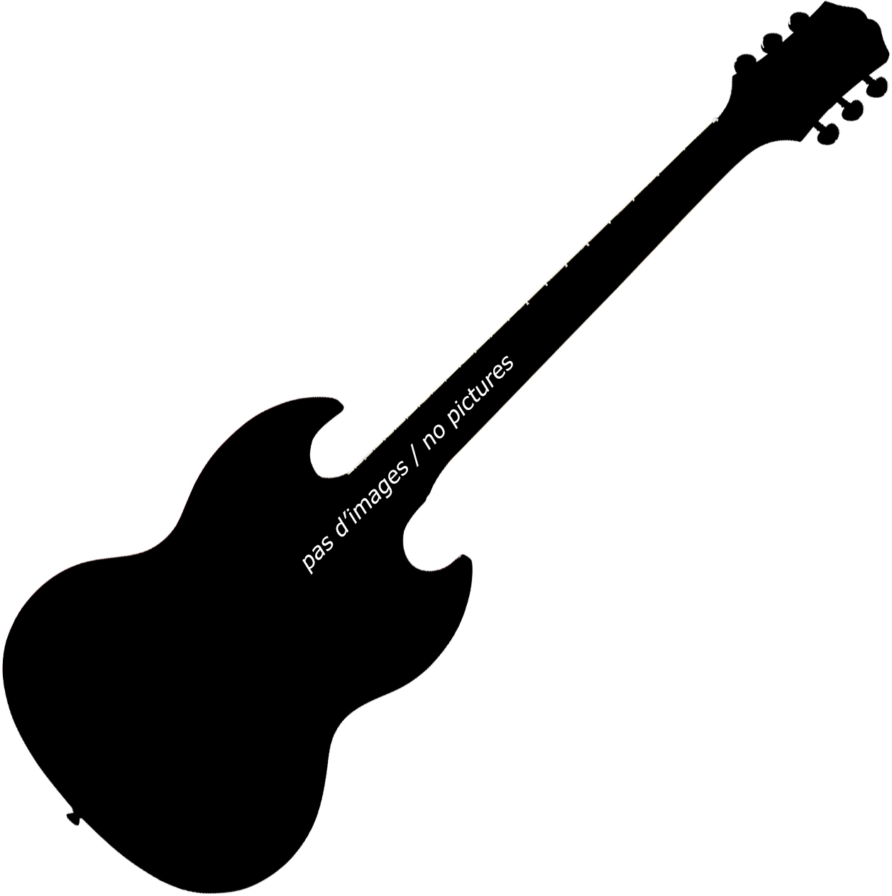 Epiphone Sg Custom 2h Ht Eb - Ebony - Guitare Électrique Double Cut - Variation 1