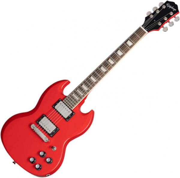E-gitarre für kinder Epiphone Power Players SG - Lava red