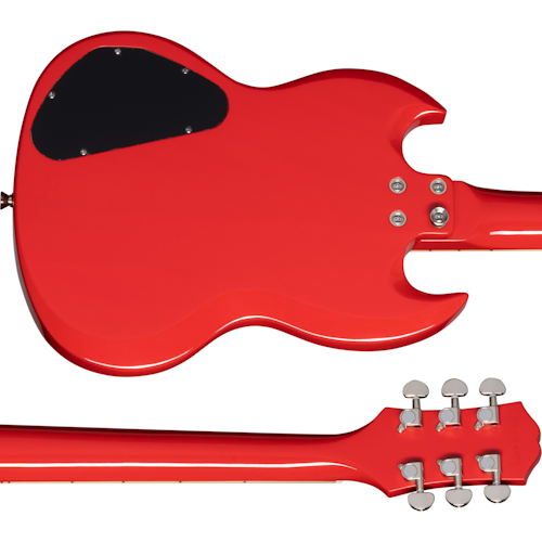 Epiphone Sg Power Players 2h Ht Lau - Lava Red - Guitare Électrique Enfant - Variation 1