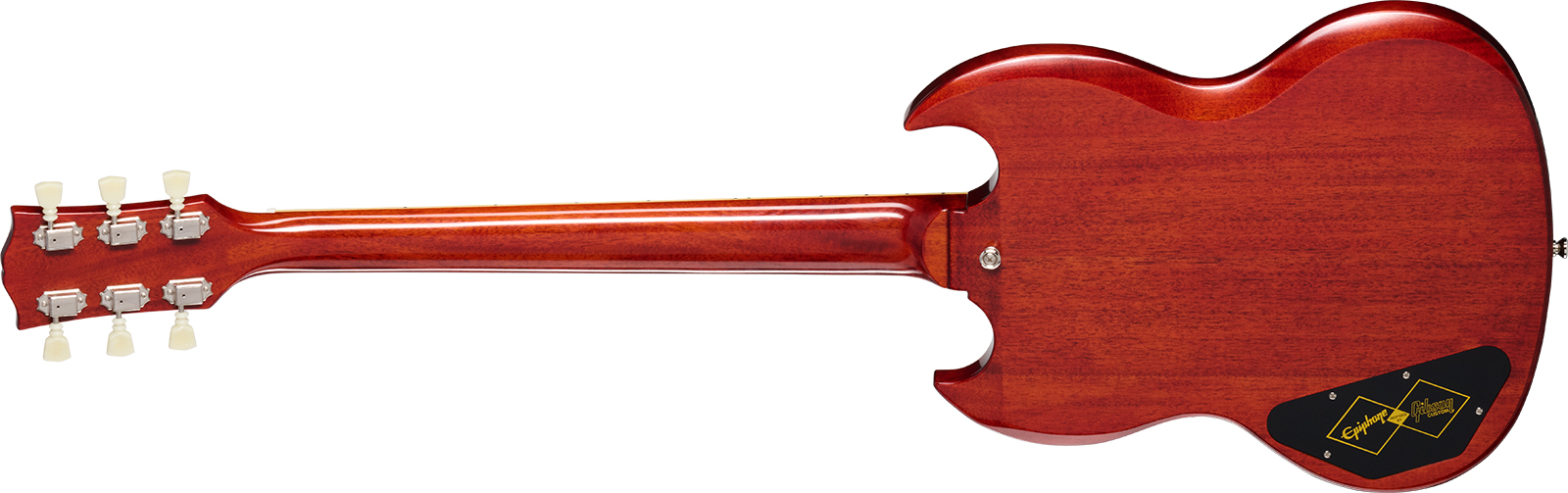 Epiphone Sg Standard 1964 Maestro Vibrola Reissue Ins.by.g.c 2h Gibson Trem Rw - Cherry Red - Guitare Électrique Double Cut - Variation 1