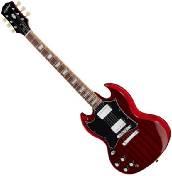 Guitare électrique solid body Epiphone SG Standard Gaucher - Cherry