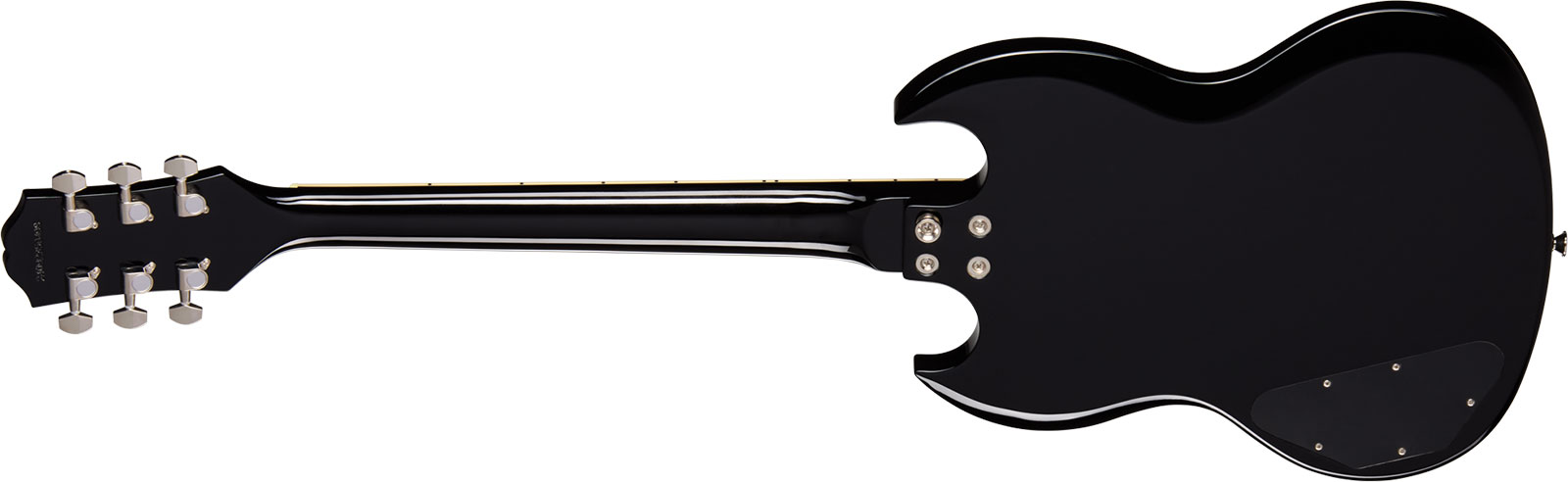 Epiphone Sg Tribute Plus Ibg 2h Ht Lau - Ebony Burst - Guitare Électrique Double Cut - Variation 1