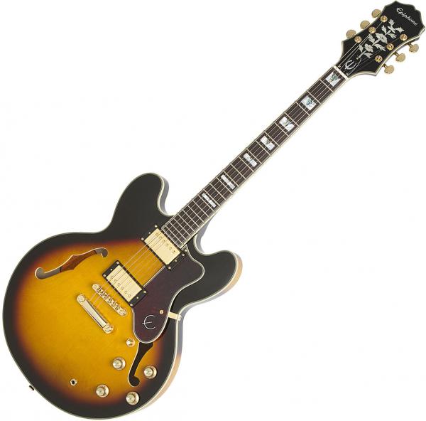 Epiphone Sheraton-II PRO - vintage sunburst Semi-hollow electric ...