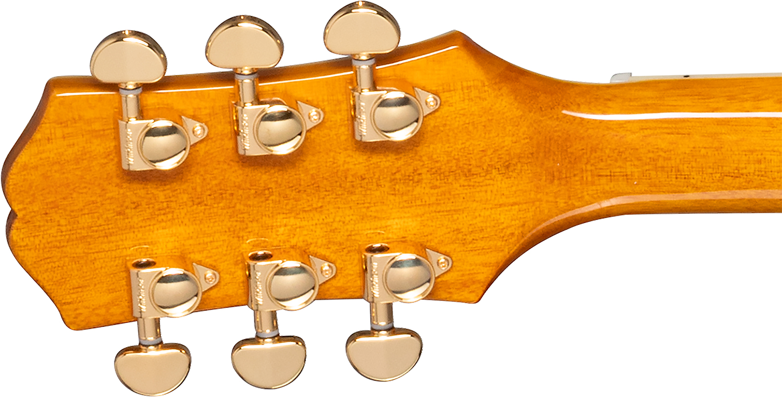 Epiphone Sheraton Lh Original Archtops Gaucher 2mh Ht Rw - Natural - Guitare Électrique 1/2 Caisse - Variation 5