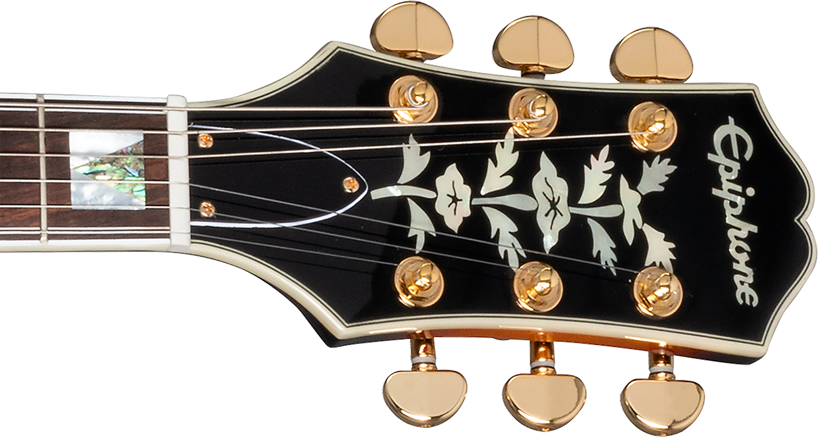 Epiphone Sheraton Original Archtop 2mh Ht Rw - Vintage Sunburst - Guitare Électrique 1/2 Caisse - Variation 4