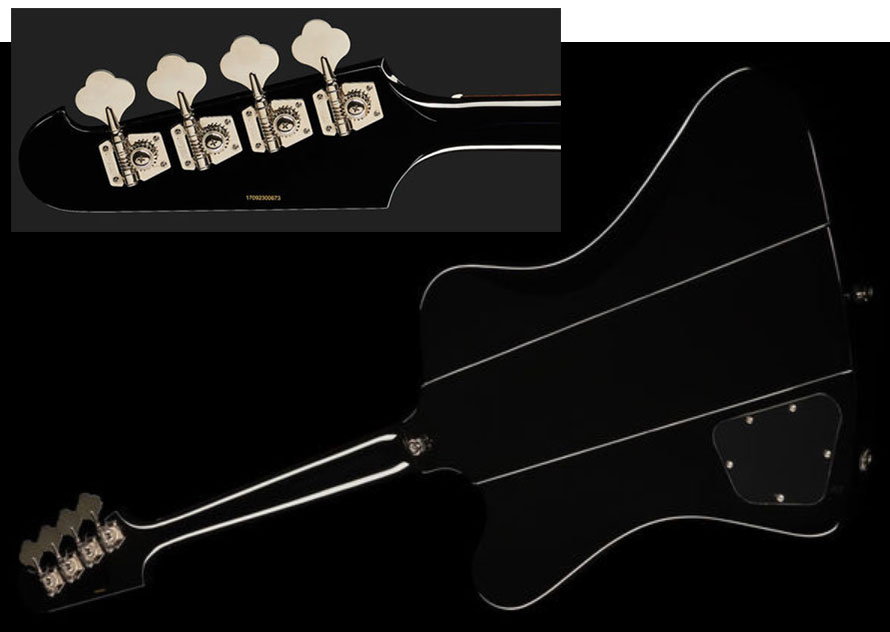 Epiphone Thunderbird 60s Bass Lau - Ebony - Basse Électrique Solid Body - Variation 3