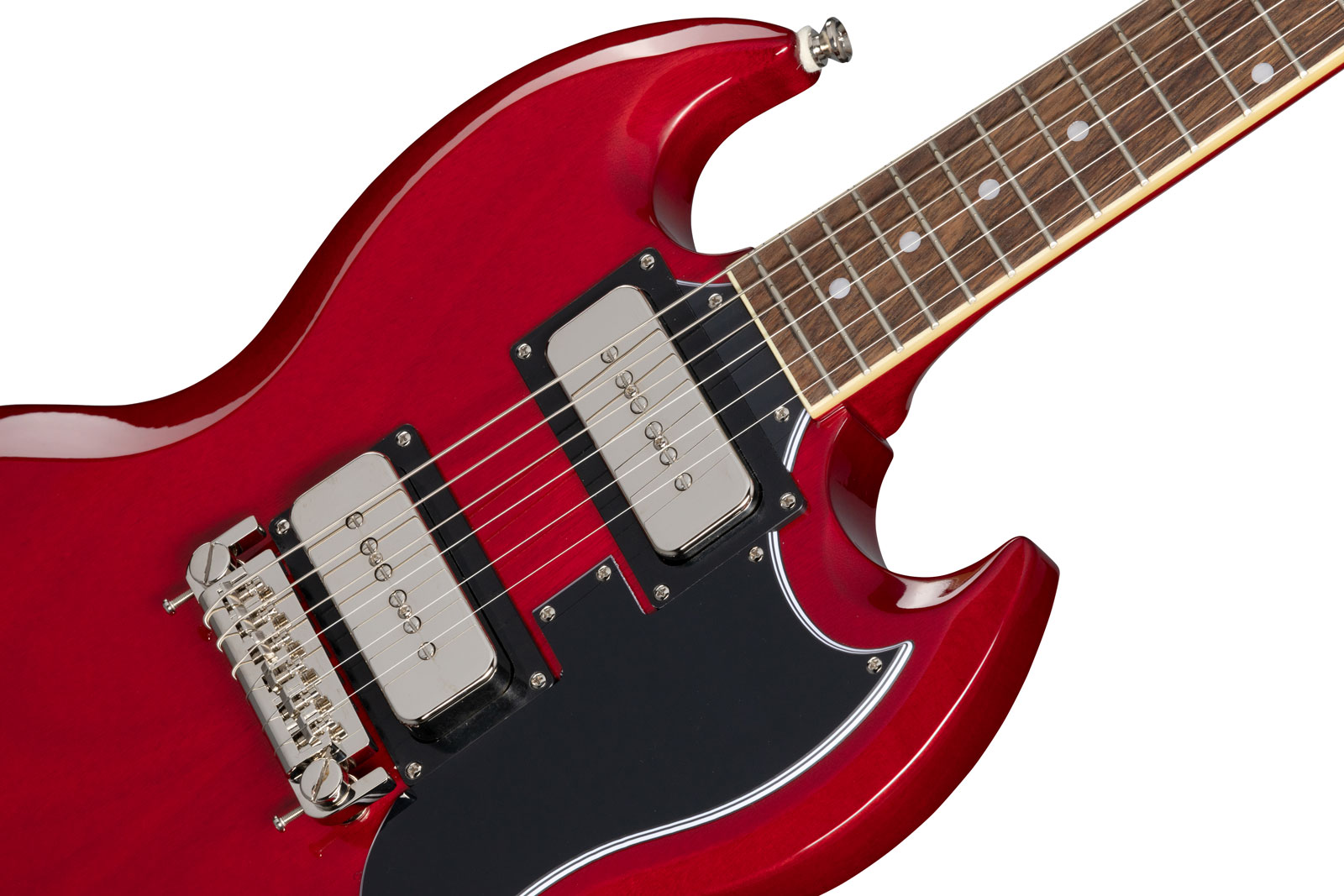 Epiphone Tony Iommi Sg Special Signature 2s P90 Ht Rw - Vintage Cherry - Guitare Électrique Double Cut - Variation 3