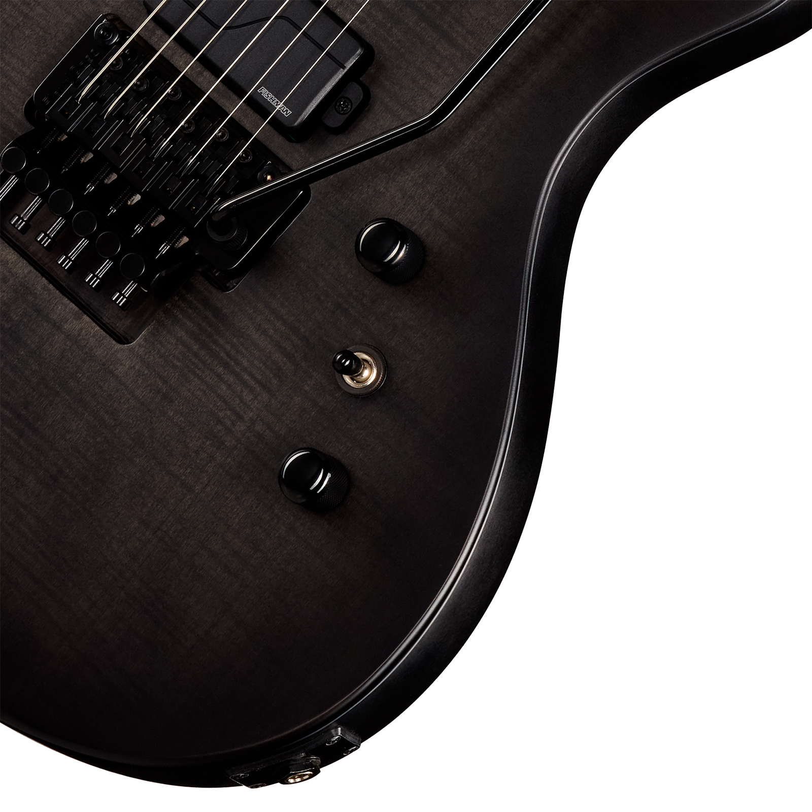 Epiphone Victory Prophecy Modern 2h Fishman Fluence Ht Eb - Obsidian Storm Satin - Guitare Électrique Forme Str - Variation 3