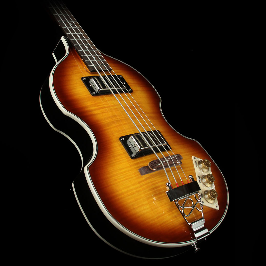 Epiphone Viola Bass Rw - Vintage Sunburst - Basse Électrique 1/2 Caisse - Variation 2