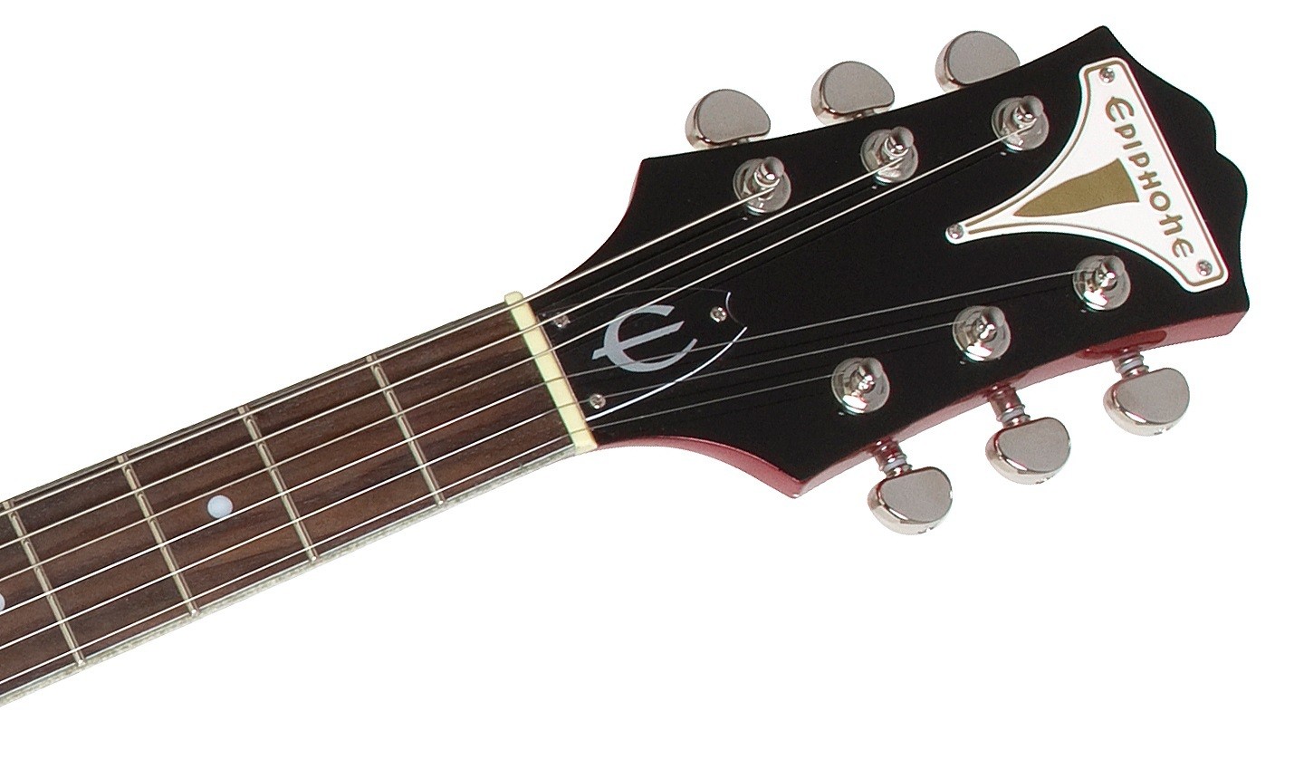 Epiphone Wildkat Ltd Bigsby - Wine Red - Guitare Électrique 1/2 Caisse - Variation 3