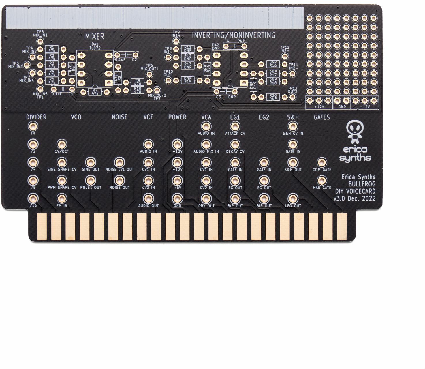 Erica Synths Bullfrog Diy Voice Card 3pcs - Expandeur - Main picture