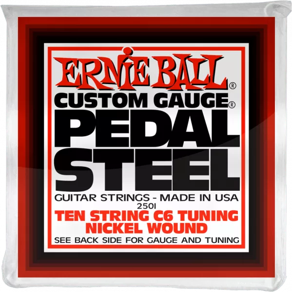 Corde lapsteel Ernie ball 2501 Pedal Steel 10-string C6 Tuning - Jeu de 6 cordes
