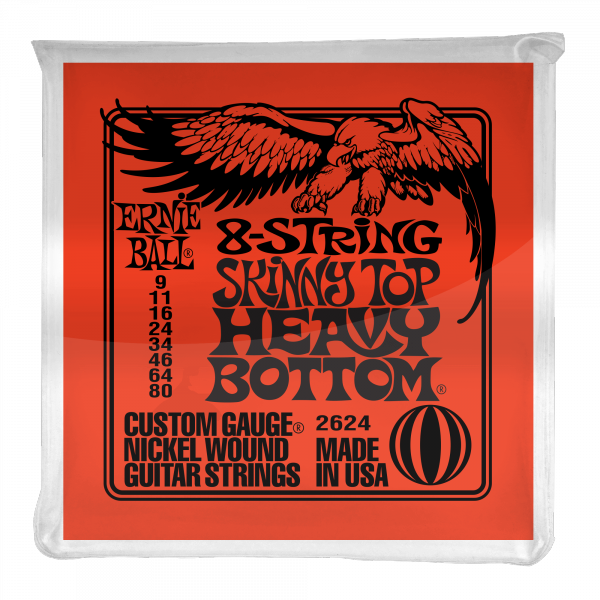 Ernie ball Electric (8) 2624 STHB 9-80 Electric guitar strings