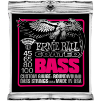 Bass (4) 3834 Coated Super Slinky 45-100 - jeu de 4 cordes