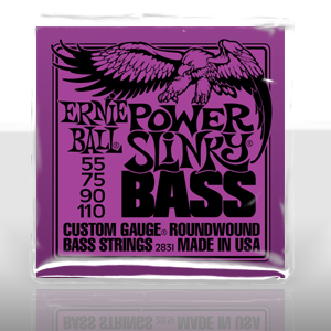 Ernie Ball Jeu De 4 Cordes Bass (4) 2831 Slinky Nickel Wound 55-110 - Cordes Basse Électrique - Variation 1