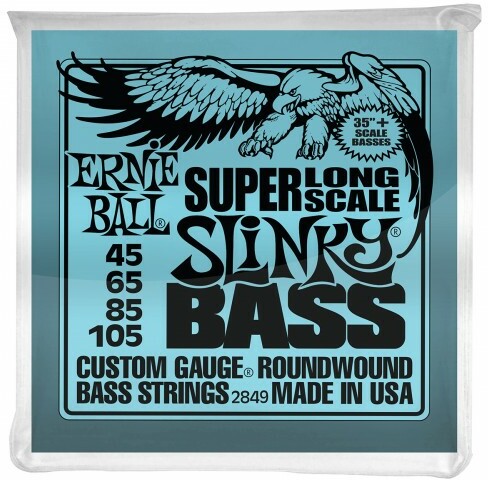 ERNIE BALL Super Slinky-5 2824 Jeu de cordes pour basse électrique