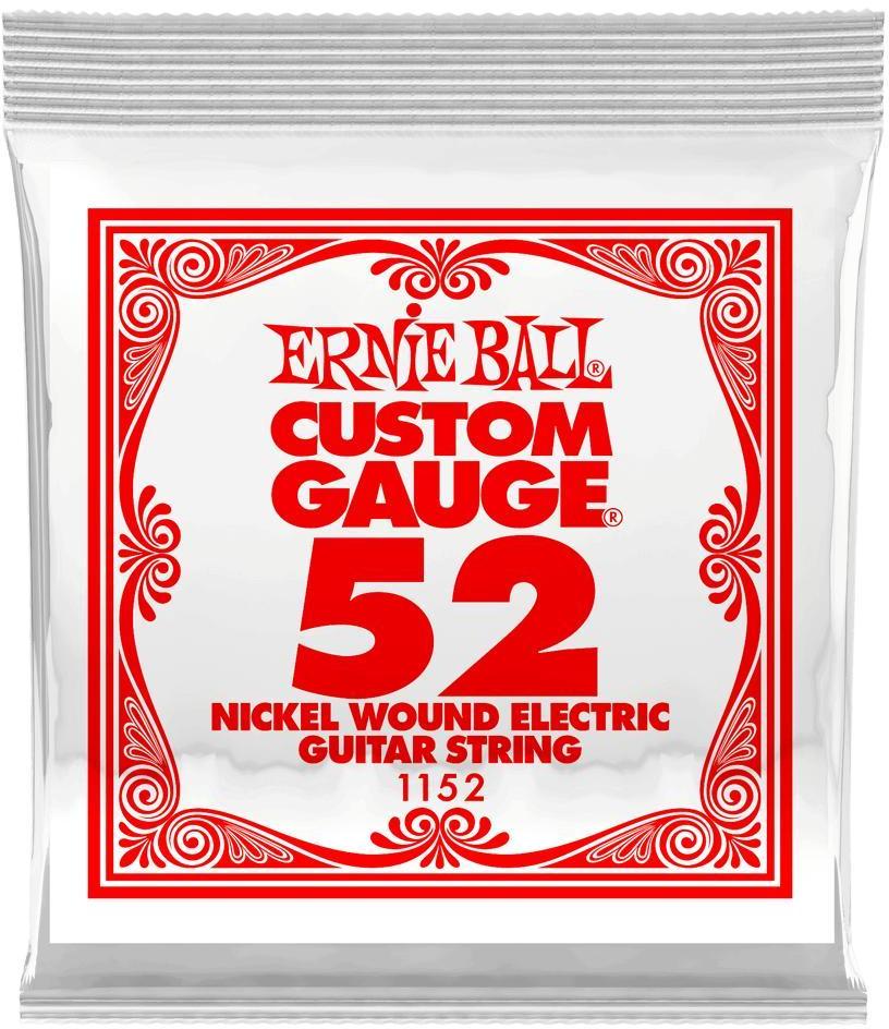 Cordes guitare électrique Ernie ball Electric (1) 1152 Slinky Nickel Wound 52 - Corde au détail