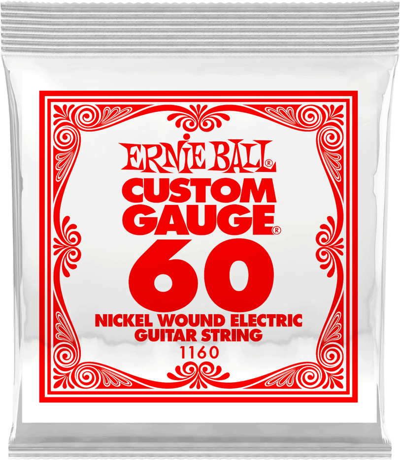 Ernie Ball Corde Au DÉtail Electric (1) 1160 Slinky Nickel Wound 60 - Cordes Guitare Électrique - Main picture