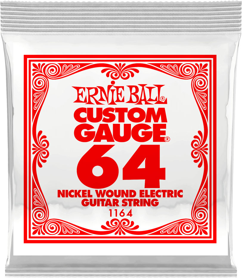 Ernie Ball Corde Au DÉtail Electric (1) 1164 Slinky Nickel Wound 64 - Cordes Guitare Électrique - Main picture