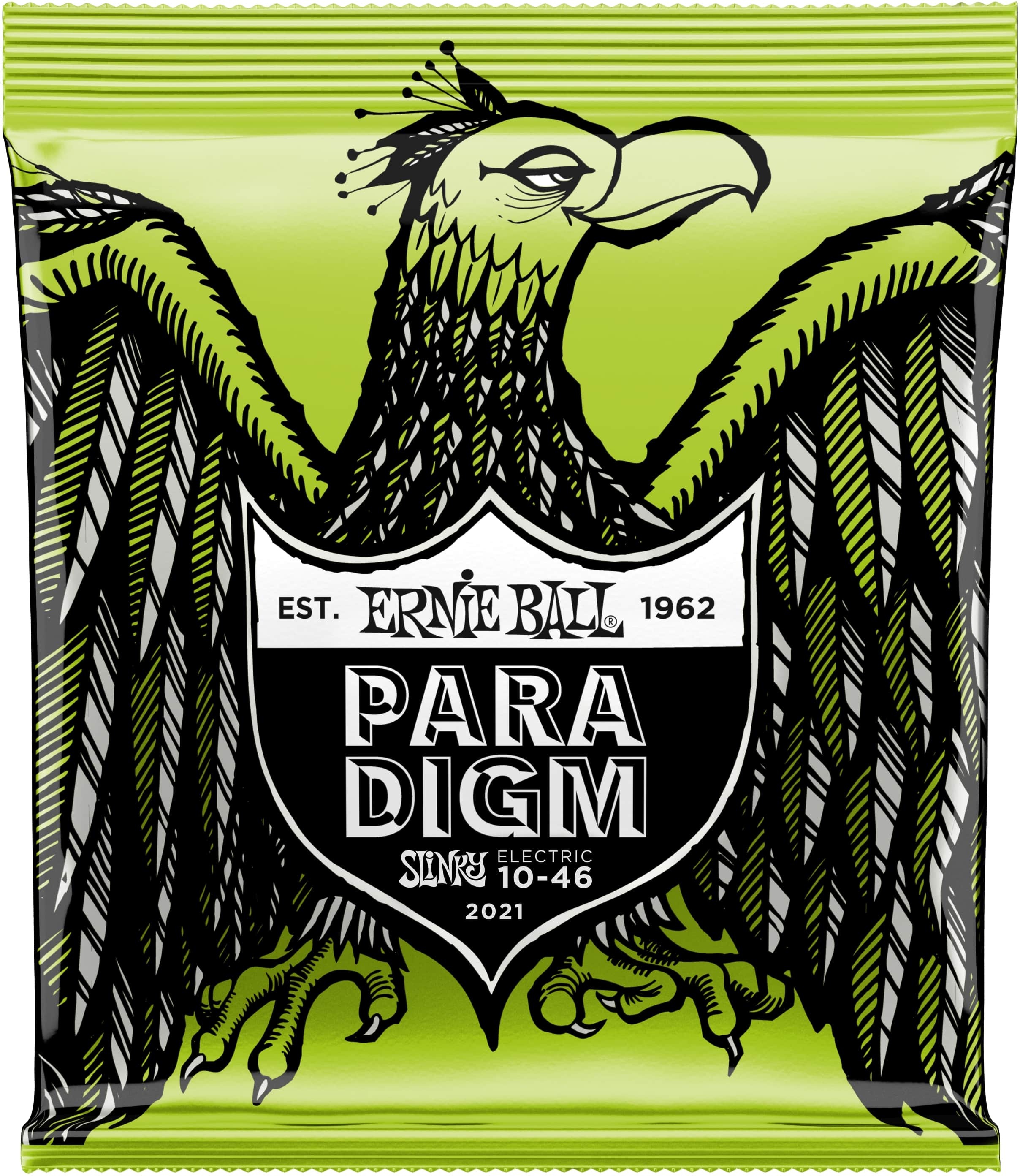 Ernie Ball Jeu De 6 Cordes Electric (6) 2021 Paradigm Slinky 10-46 - Cordes Guitare Électrique - Main picture