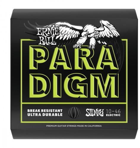 Cordes guitare électrique Ernie ball Electric (6) 2021 Paradigm Slinky 10-46 - Jeu de 6 cordes