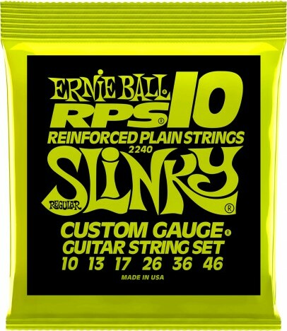 Ernie Ball Jeu De 6 Cordes Electric (6) 2240 Rps-10 Regular Slinky 10-46 - Cordes Guitare Électrique - Main picture