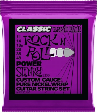 Ernie Ball Jeu De 6 Cordes Electric (6) 2250 Classic Rock N Roll Power Slinky 11-48 - Cordes Guitare Électrique - Main picture