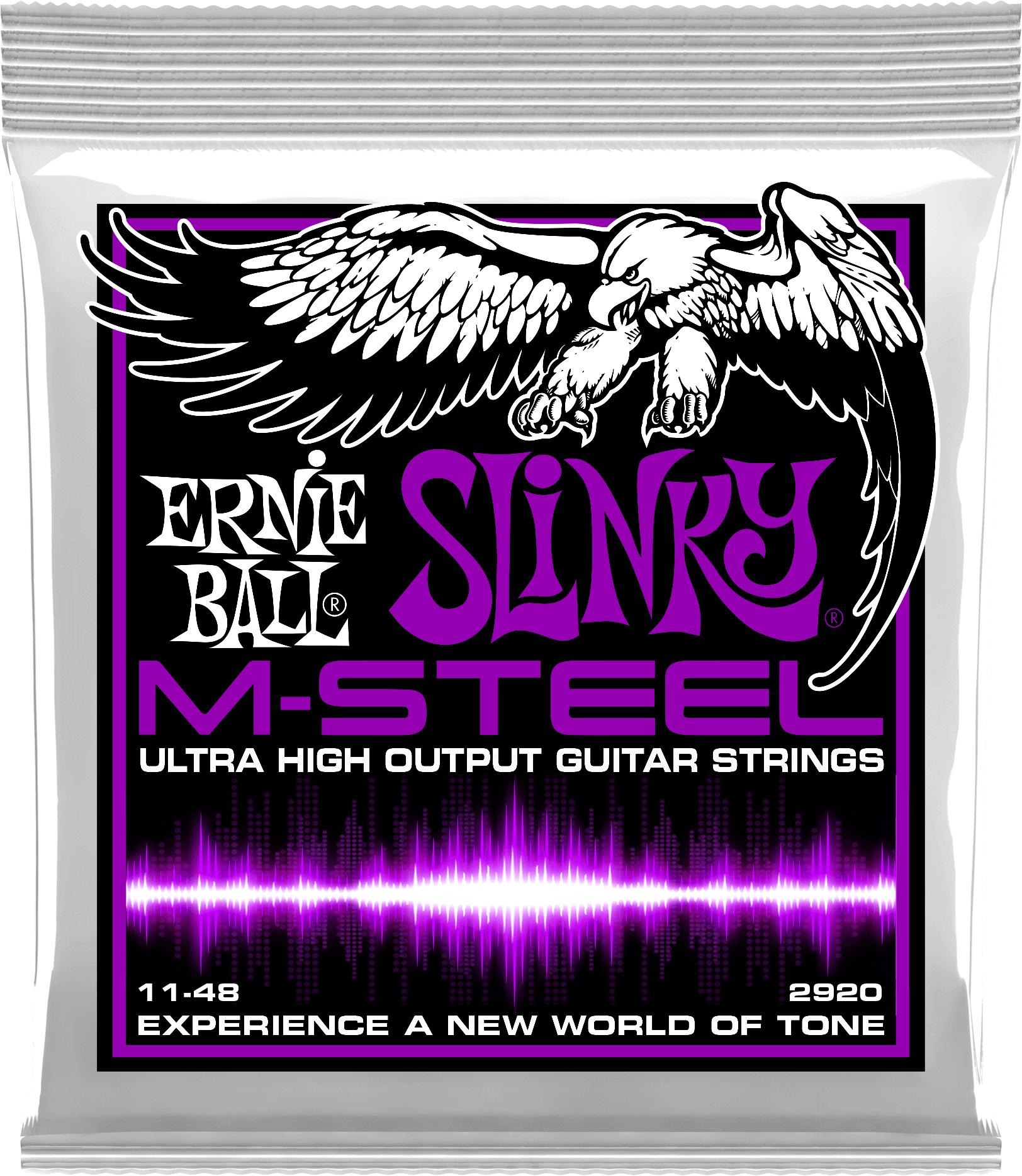 Ernie Ball Jeu De 6 Cordes Electric (6) 2920 Slinky M-steel High Output 11-48 - Cordes Guitare Électrique - Main picture