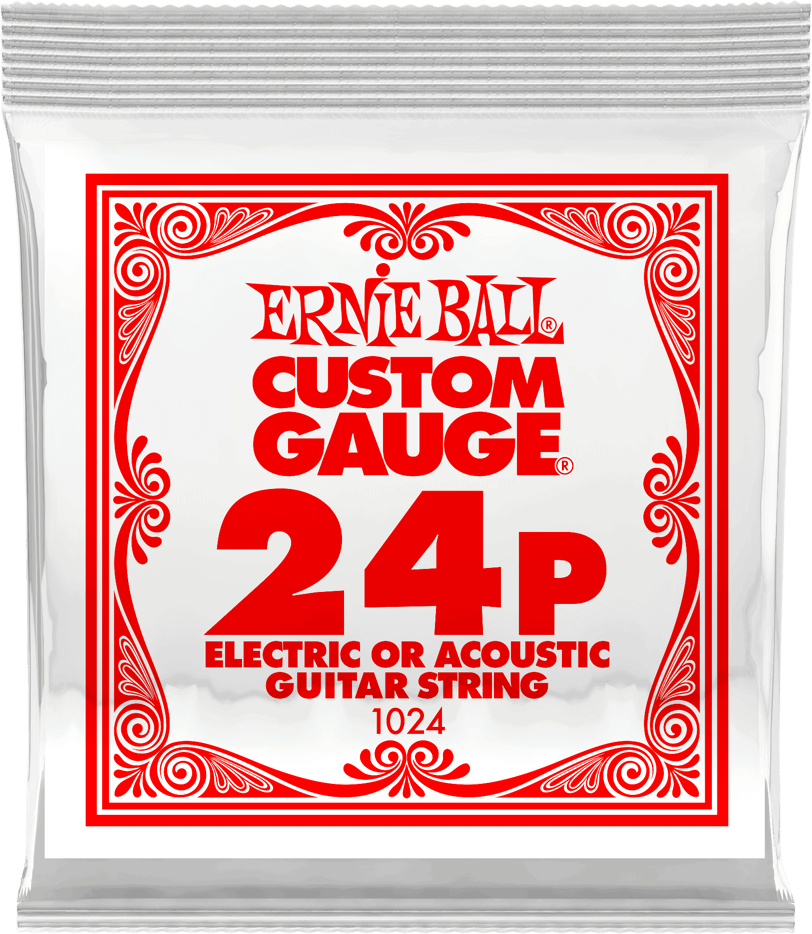 Ernie Ball Corde Au DÉtail Electric / Acoustic (1) 1024 Slinky Nickel Wound 24p - Cordes Guitare Électrique - Main picture