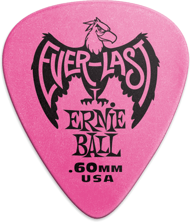 Ernie Ball Everlast 0.60mm Rose (sachet De 12) - MÉdiator & Onglet - Main picture