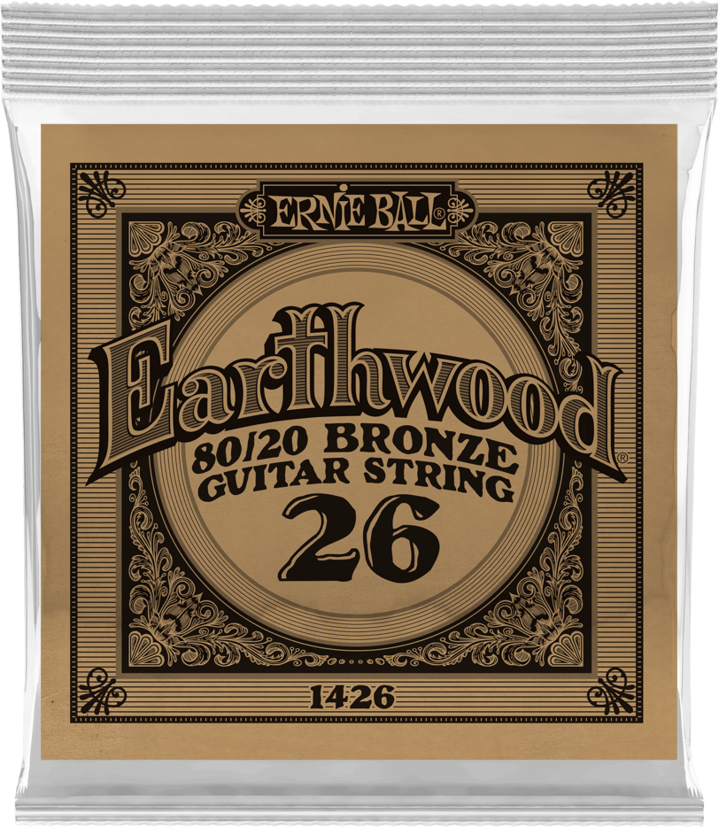 Ernie Ball Folk (1) Earthwood 80/20 Bronze 026 - Cordes Guitare Acoustique - Main picture