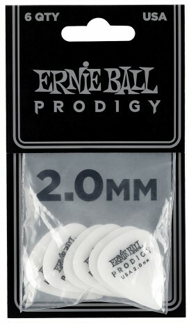 Ernie Ball Mediators Prodigy Sachet De 6 Blanc Standard 2mm - MÉdiator & Onglet - Main picture