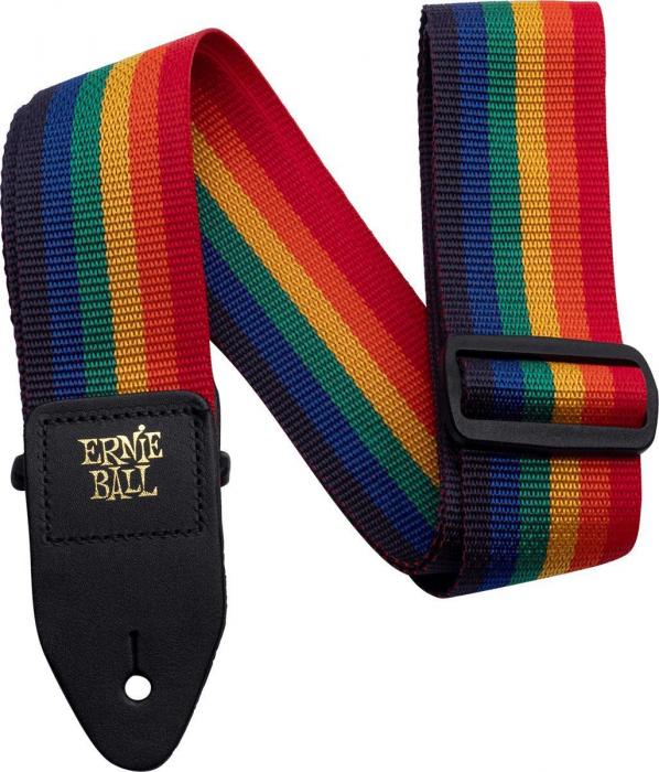 Sangle courroie Ernie ball Polypro 2-inches Guitar Strap - Rainbow