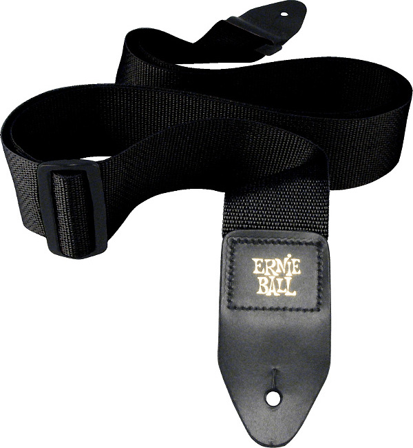 Ernie Ball Polypro Guitar Strap Black - Sangle Courroie - Main picture