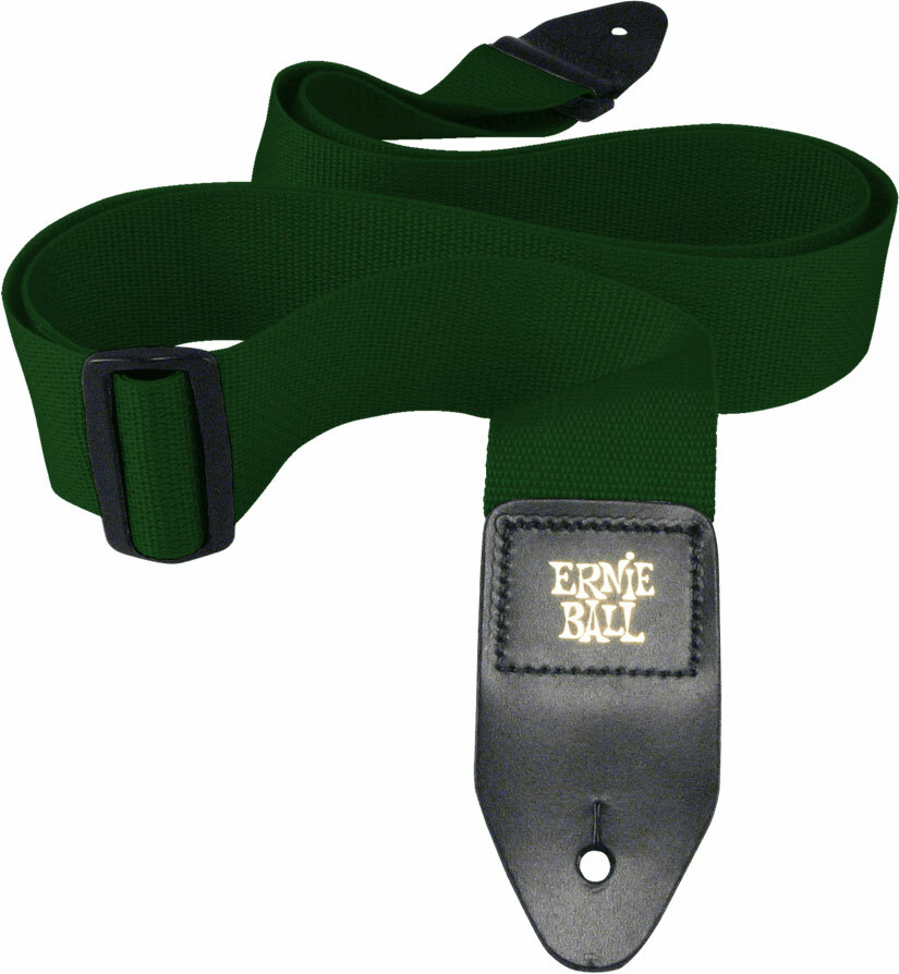 Ernie Ball Polypro Guitar Strap Forest Green - Sangle Courroie - Main picture