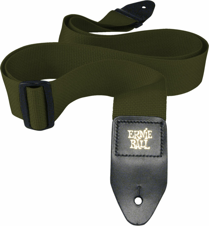 Ernie Ball Polypro Guitar Strap Olive - Sangle Courroie - Main picture