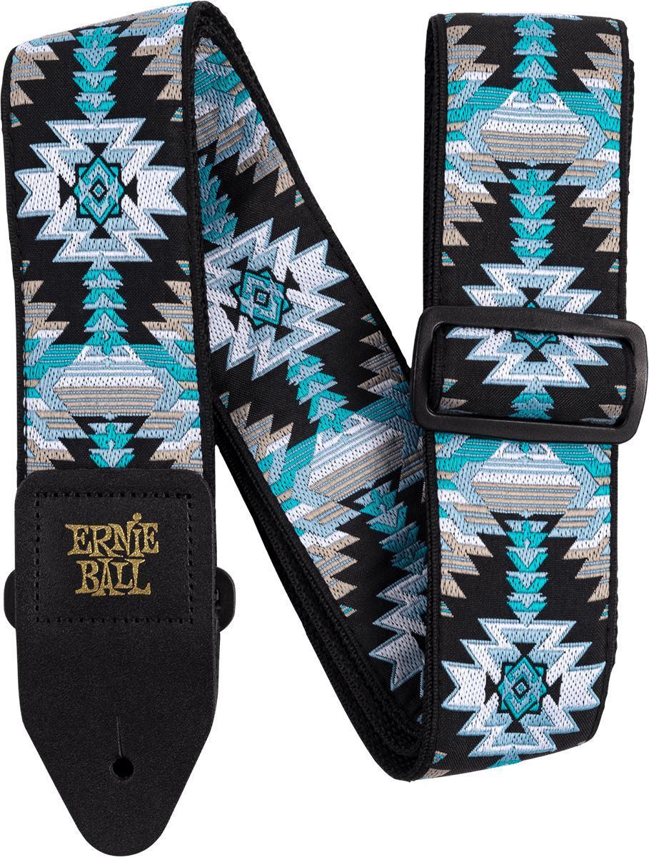 Sangle courroie Ernie ball Jacquard 2-inches Guitar Strap - Albuquerque Blue