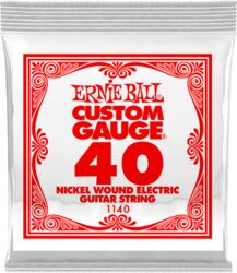 Cordes guitare électrique Ernie ball Electric (1) 1140 Slinky Nickel Wound 40 - Corde au détail