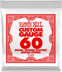 Cordes guitare électrique Ernie ball Electric (1) 1160 Slinky Nickel Wound 60 - Corde au détail