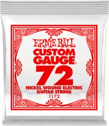 Cordes guitare électrique Ernie ball Electric (1) 1172 Slinky Nickel Wound 72 - Corde au détail