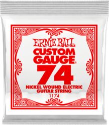 Cordes guitare électrique Ernie ball Electric (1) 1174 Slinky Nickel Wound 74 - Corde au détail