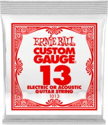 Cordes guitare électrique Ernie ball Electric / Acoustic (1) 1013 Slinky Nickel Wound 13 - Corde au détail