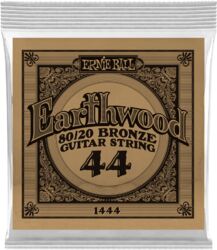 Cordes guitare acoustique Ernie ball Folk (1) Earthwood 80/20 Bronze 044 - Corde au détail