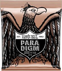 Cordes guitare acoustique Ernie ball Folk (6) 2078 Paradigm Phosophor 11 - 52 - Jeu de 6 cordes