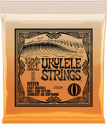 P02329 Ukulele 4-String Set Ball End Nylon Clear Concert / Soprano 28-28