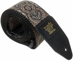 Sangle courroie Ernie ball P04163 Gold & Black Paisley Jacquard 2in. Guitar Strap