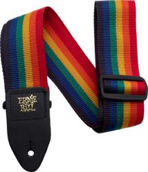 Sangle courroie Ernie ball Polypro 2-inches Guitar Strap - Rainbow