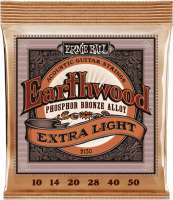Folk (6) 2150 Earthwood Extra Light 10-50 - jeu de 6 cordes